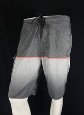Rip Curl Gray Board Shorts, A Grade, Men's Size 34