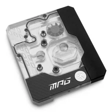 EK Water Blocks 3831109892343 Water Block Acrylic Brass Black Silver 3-pin