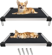 TitanNest Chew-Proof Elevated Dog Bed, Raised Cot for Indoor/Outdoor/Camping Use