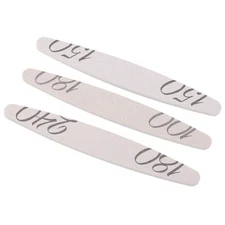 3pcs Nail File Washable Reusable Professional Nail Care Emery Boards Manicure