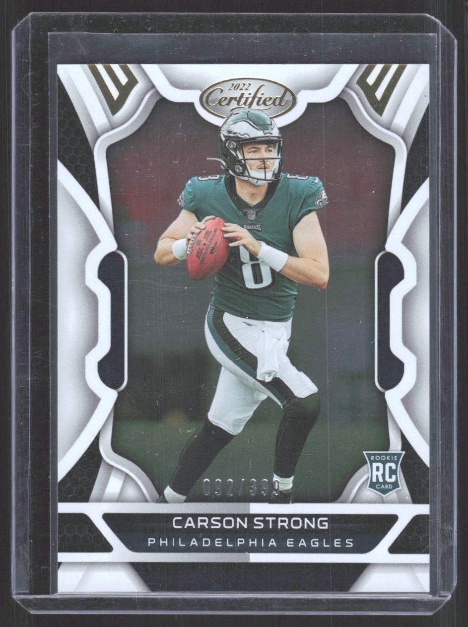 2022 Panini Certified #104 Carson Strong #/399 Rookie