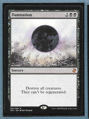 110  Damnation Time Spiral (TSR) #106 Near Mint (NM) Never Played MTG