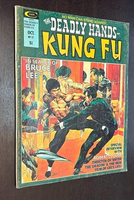 DEADLY HANDS OF KUNG FU #17 (Curtis Magazine 1975) -- Neal Adams Bruce Lee -- VG