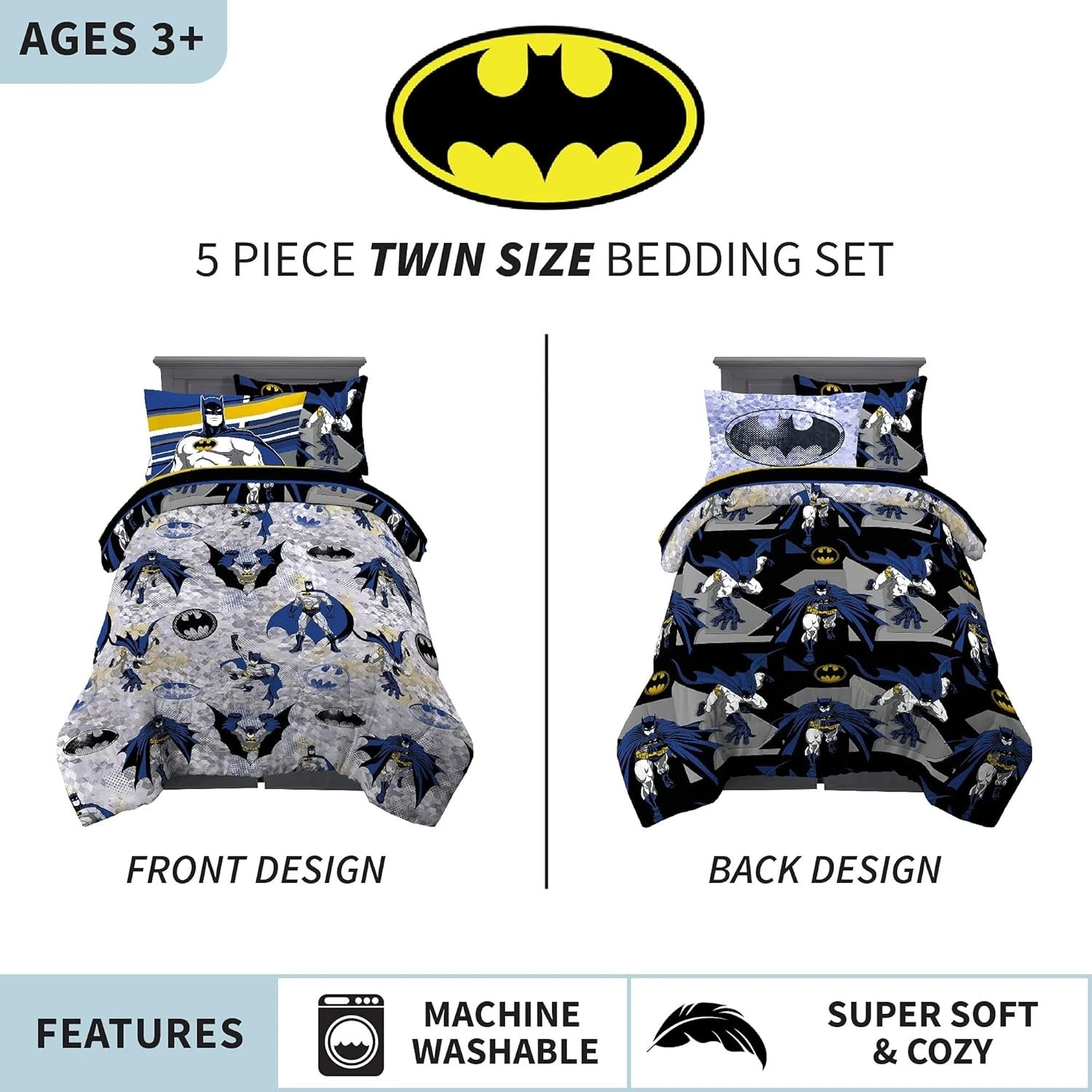 Batman Kids Bedding Set
