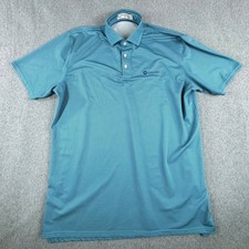 Holderness and Bourne Mens XL Blue Golf Club Company Polo Shirt Tailored Fit