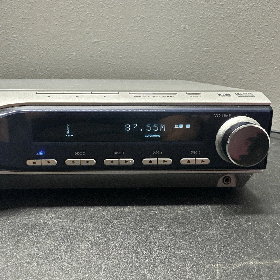 JVC DVD digital theater System Only TH-M603 No Remote Tested And Works 5 Disc - Image 4 of 4