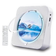 CD Player Portable Bluetooth 5.1 Desktop CD Player with HiFi Sound Speakers,R...