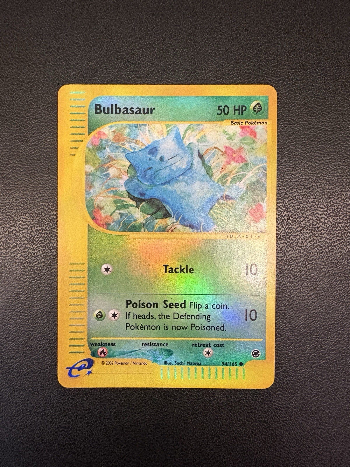 Pokemon Bulbasaur Card Expedition 094/165 Reverse Holo E-Reader Nm
