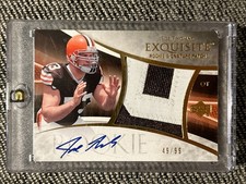 2007 Upper Deck Exquisite Collection Joe Thomas RC Auto /99