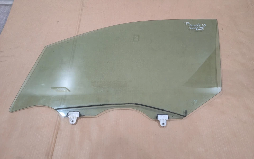 Nissan Quest 2011-2017 puerta delantera izquierda lado del conductor ventana vidrio 803011JA0C OEM Foto 2 de 4