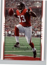 ALGE CRUMPLER #10 2007 Upper Deck Atlanta Falcons NM