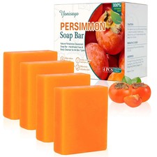 4 PCS Persimmon Soap for Old People Smell 3.55 Ounce Pack of 4 ..