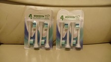 Soft Bristles YH726 Replacement Toothbrush Heads 2 pack of 4, 8 set total