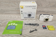 Nikon Coolpix S32 Digital Camera White 13.2 M...