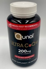 Qunol ULTRA CoQ10 200mg 60 softgels **NEW SEA...