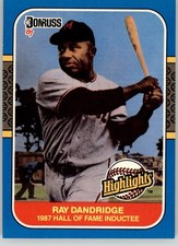 Ray Dandridge - 1987 Donruss Highlights - #18 - Baseball