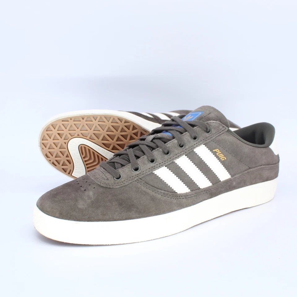 ADIDAS PUIG INDOOR SHOE US 11 EUR 46 SHADOW OLIVE OFF WHITE BLUEBIRD - Bild 1 von 4