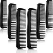 12 Pieces Hair Combs Set Pocket Plastic Fine Tooth Dressing Comb for Women and M