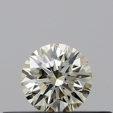 Triple Ex Round 100% Natural Diamond Color N/VS Clarity GIA CERTIFIED 0.19 Ct 740.00 per carat