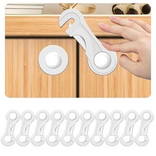 Child Proof Cabinet Locks- 10-Pack - Child Locks For Cabinets And Drawers,Ea...