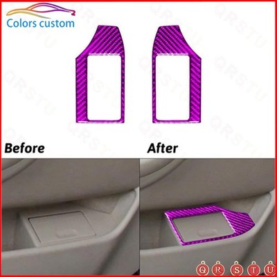 Purple Carbon Fiber Interior Rear door Ashtray Cover Frame For BMW M5 E39 98-03