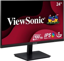 VIEWSONIC 24 INCH IPS FULL HD 1080P MONITOR WITH ADAPTIVE SYNC, 75HZ - BLACK