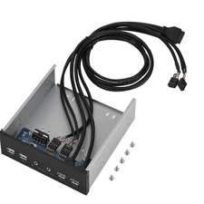 Desktop PC Case Front Panel Hub USB 2.0 USB 3.0 HD Audio Output Mic Input Ports