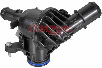 Thermostat Kühlmittel METZGER AUTOTEILE 4006506 mit Gehäuse für FORD TRANSIT Bus