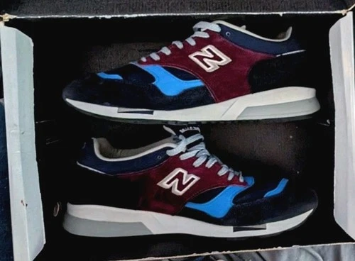 New Balance 1500 Made In England 'Navy Burgundy' M1500SCN MIE Men's Size 12us