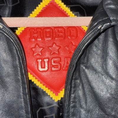 Vintage Michael Hoban HOBO NORTH BEACH LEATHER “HOBO USA” Bomber