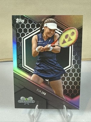 2026 Topps Graphite Tennis Eva Lys WHITE Refractor #46  02/10