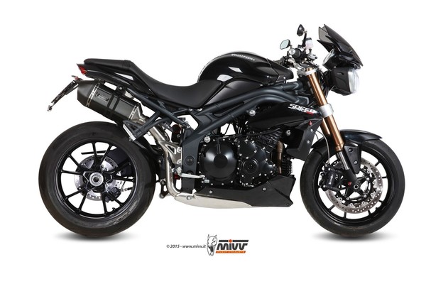 Auspuff Zugelassen Mivv Speed Edge Triumph Speed Triple 1050 R/S/Rs 2011 - 2015-image