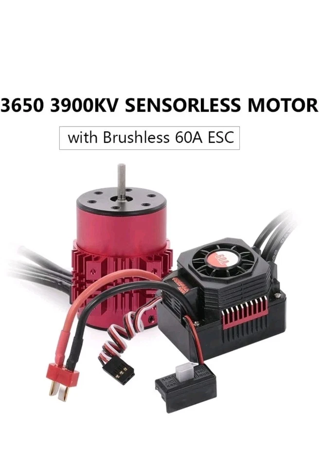 GoolRC Surpass Hobby 3650 Brushless Motor and ESC Combo, 3900KV Brushless... - Image 2 of 4