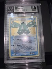 2006 POKEMON EX LEGEND MAKER ITALIAN-GOLD STAR #90 REGICE-HOLO BGS 5.5