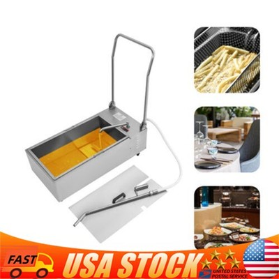 Fryer Oil Filter 55L Commercial Cooking Oil Filtration System Mobile Fryer Filte