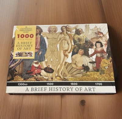 A Brief History of Art 1000 Piece Puzzle NEW Sealed Philosophers Guild Jigsaw