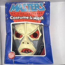 MOTU HE MAN 1982 MATTEL VINTAGE HORDAK COSTUME & MASK BEN COOPER HALLOWEEN