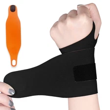 2 Pcs Ultra-Thin Wrist Brace Support for Carpal Tunnel, Pain Relief, Arthritis,