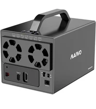 MAIWO 4 Bay RAID Enclosure for 3.5 inch SATA Hard Drive w/ Two Fans 64TB USB3.1
