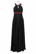 Sue Wong Beaded Cutout Back Evening Dress Size 2