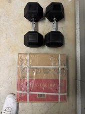 BalanceFrom Fitness 40lb dumbbell set