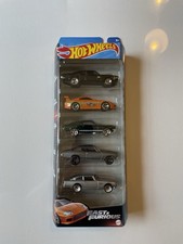 Hot Wheels Fast & Furious 5-Pack 1:64 Diecast Cars Toyota Supra Unopened