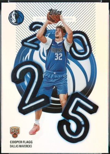 2025-26 Topps Flagship #201 Cooper Flagg Rookie Card Graded GEM