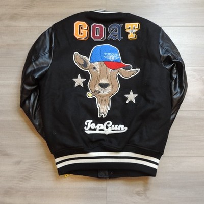 Top Gun Jacket Mens Small MA-1 Bomber Varsity Patch Embroidered
