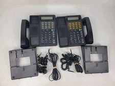 ESI Communications IVX DP1 16-Button Charcoal Display Phone Lot Of 2 (TESTED)