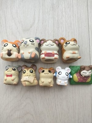Tottoko Hamtaro Figures 35cm Collection Ham Ham House Toy Set Used Japan