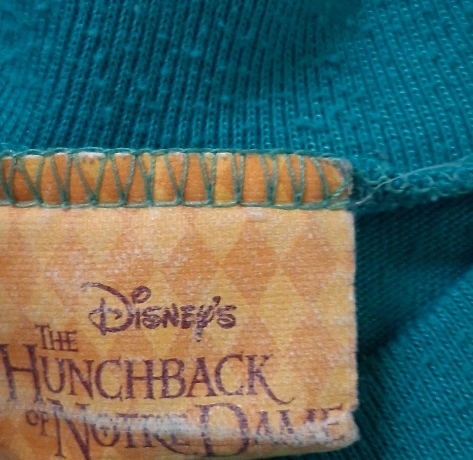 Vestido Camisón Vintage Años 90 Disney Jorobado Esmeralda Niños 8 Y2K Retro De Colección Foto 4 de 4