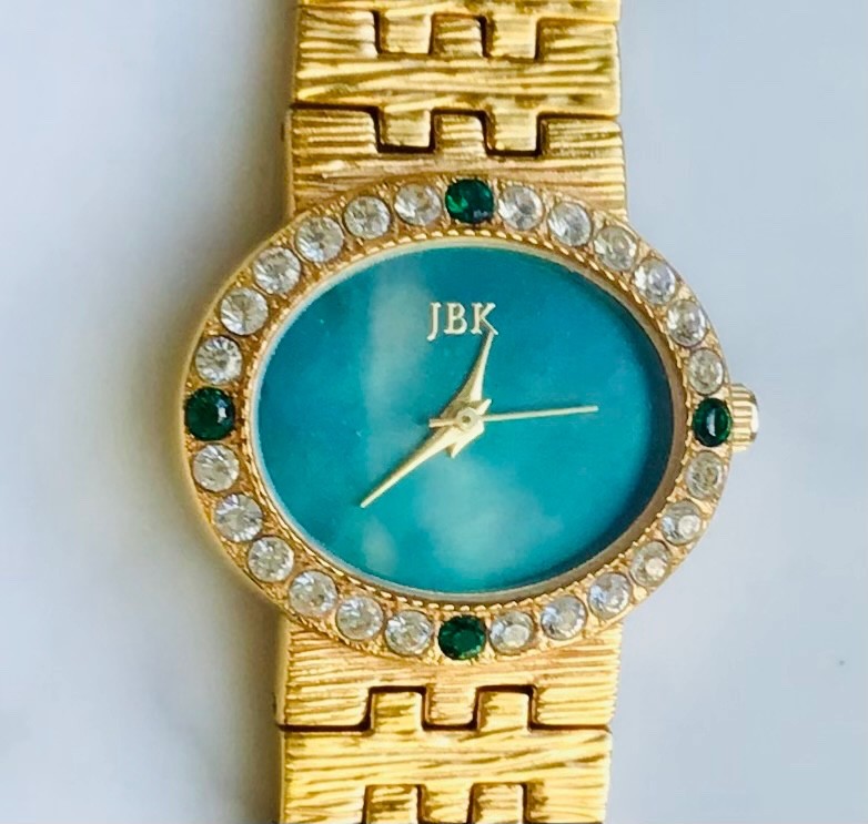 Camrose & Kross Jacqueline Jackie Kennedy JBK Wrist Watch working. New battery.