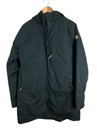 Fjallraven Women's Dark Navy Blue Kiruna Water Resistant Parka Coat Extra Large - Picture 8 of 21