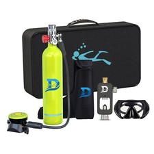 1L Mini Scuba Tank Kit Scuba Diving Gear Diving Glasses for 15-20Min Underwater